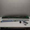 Sougayilang 3 Piece Baitfeeder Combo Surf Fishing Rod Combo Medium/Heavy Travel Spinning Rod with 4000 Size Reel (9')