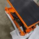 Garvee Hydraulic Lift Table Cart, Single Scissor Lift Table, Orange