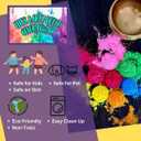 Elle's Party House - Holi Powder, 10 Pack X 100 Grams Each, Multi-Color, Holi Color Powder for Color Run Chalk Paint Gender Reveal Festival Diwali Rangoli