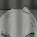 Avidlove Women's Long Sleeve Bodysuit Double Lined Square Neck Body Suit Tops Snap Closure Soft (X-Large, White)