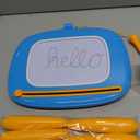 Kikidex Magnetic Drawing Board, Toddler Girl Toys for 1-2 Year Old, Doodle Board Pad Learning and Educational Toys for 1 2 3 Year Old Baby Kids Birthday Gift (Light Blue)