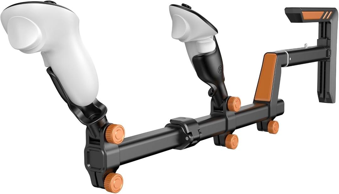 VR Gun Stock for Meta Quest 3 & Quest 2 | Quick-Swap Mounts for Left & Right Handed Players | Fully Adjustable FPS Gaming Rifle Accessory with Sling for Ultimate Stability