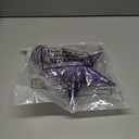 Blulu 10 Inches Purple Christmas Star Tree Topper Xmas Tree Topper Glitter Tree-top Star for Christmas Decorations