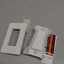 BESTTEN 0-10V Dimmer Light Switch, Super Slim Low Voltage Dimmer Switch for Dimmable LED Lights, Single-Pole or 3-Way, Screwless Wallplate Included, ETL Listed, White