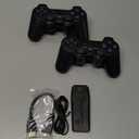 Cawevon Wireless Retro Gaming Console, 9 Classic Emulators, Plug and Play Video Game Stick Built-in 10000+ Classic Games, 4K HD HDMI Output for TV with Dual 2.4G Wireless Controllers (64G)