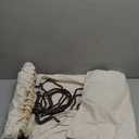 GOCAN Double Hammock 2 Person Extra Large 220x150cm Total Length 330cm Load 500lb Canvas Cotton Hammock for Patio Porch Garden Backyard Lounging Outdoor and Indoor with Removable Spreader bar (Orignal White)