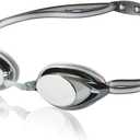 Speedo Unisex-Child Swim Goggles Vanquisher 2.0 Junior (Mirrored Silver)