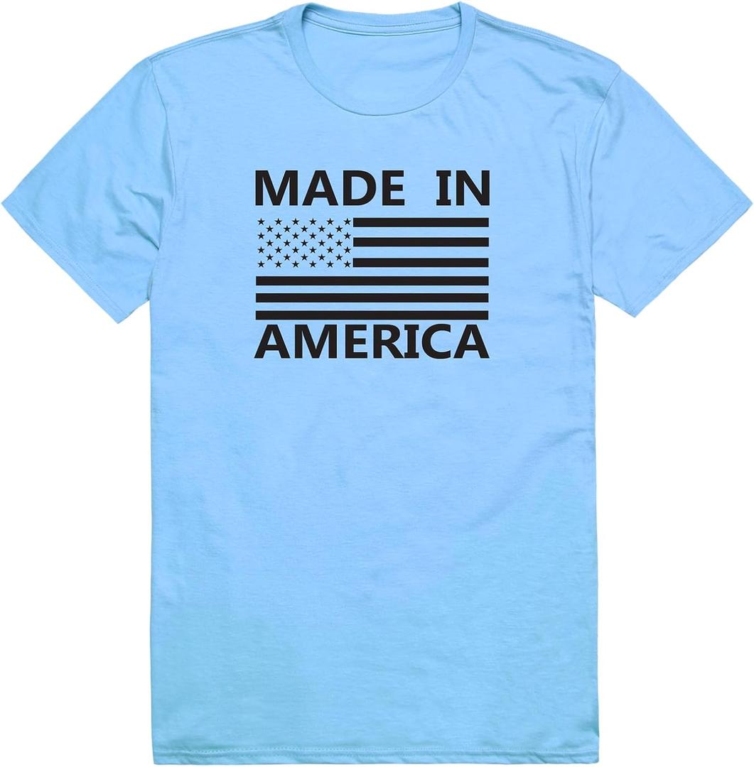 Rapiddominance America Basic Tees (Medium, Sky Blue)