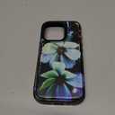 HAOPINSH for iPhone 16 Pro Wallet Case with Card Holder, Blue Florals Pattern Back Flip Folio PU Leather Kickstand Card Slots Case for Women Girls, Double Magnetic Clasp Shockproof Cover 6.3"