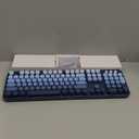 Wireless Keyboard and Mouse Combo, Retro Typewriter Keyboard with Round Keycaps, Full-Size Ergonomic, Blue, Ideal for Windows PC, Home, Office, and College, Wireless Keyboard Mouse Combo