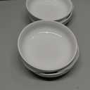 LE TAUCI Pasta Bowls 32 oz, Salad Bowls Set for Serving Soup, Pasta, Noodle, Dinner, Large Kitchen Bowl Plates, Microwave Safe - 7.8 Inch, Set of 4, White