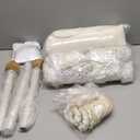 Y- STOP Hammock Chair Hanging Rope Swing, Max 500 Lbs, 2 Cushions Included, Large Macrame Hanging Chair with Pocket for Superior Comfort, with Hardware Kit (Beige)