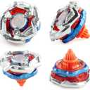 ASVEXKW Battling Set, Spinninning Top Burst Toy Combat Battling Game Set, Spinning & Launchers Stadium, Birthday Gift for Boys, bx 8 Spinning Tops (08-2)