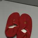 Fires Womens Mens Slippers with Rubber Sole Soft-Lightweight House Slipper Socks Around House Shoes Non Slip Indoor/Outdoor (11.5-12.5 Women/10-10.5 Men, Winered)