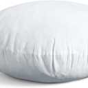 MIULEE 14 Inch Round Pillow Insert, Floor Pillow Memory Foam Circular Cushion Decorative Throw Pillow Stuffer Lumbar Sham Forms for Couch Bed Sofa Meditation