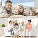 4 Gas Monitor, Portable CO, H2S, O2,EX Gas Detector Meter - Ready to Use (Black)