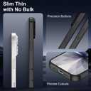 Designed for iPhone 17 Case Magnetic, Compatible with Magsafe, Camera Control Button, Camera Lens Protector, Clear Soft TPU Plated Phone Case for iPhone 17, Black