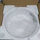 Black Flush Mount Ceiling Light Fixtures, 2-Light Ceiling Mount for Farmhouse with Seeded Glass Lampshade, Industrial Flush Mount Light Fixture Farmhouse for Hallway, Kitchen, Entryway and Foyer