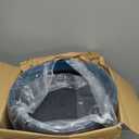 24,21,11 Inch Large Plastic Planters with Drainage Hole and Saucer - Set of 3 Tall Plant Pots Indoor Flower Pot Tall Round Planters Outdoor Large Tall Planter (Dark Blue)