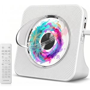 Gueray Portable CD Player with Bluetooth for Home, Hi-Fi Speaker,FM Radio
