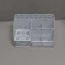 EasyPAG Pen Holder Desk Organizer with Drawer Pencil Cup for Desk 6 Compartments Metal Office Caddy Storage with Sticky Notes Holder for School Home Office, White