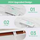 Sponge Holder for Kitchen Sink with Auto Draining Tray,Kitchen Sink Caddy Organizer with Brush Holder, Rustproof 304 Stainless Steel Dish Organizer Divider, Soap Dispenser Storage (White)