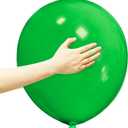 Green Balloons 18 Inch 12 Pack Large Latex Party Balloons Round Helium Balloon for Jungle Safari Birthday Party Christmas Festival Party Decorations (Green Balloons 18 inch)