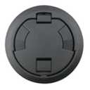 Surface Style Cover Assembly, 7-1/4" Round, Black