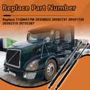 Replacement for Volvo & Mack Hood Shock 11QM417M 20358822 2-Pack Compatible with VNL Models, Heavy-Duty Truck Hood Struts