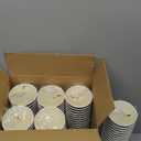 Lamosi Disposable Coffee Cups 16 OZ 90 Pack, Paper Coffee Cups 16 OZ for Hot Drinks or Cold Beverages, Insulated Corrugated Ripple Wall Cup No Lids for Office, Cafe, Home or Travel (Black)