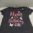 Birthday Girl Butterfly Party Child Kid Matching Family T-Shirt, Large