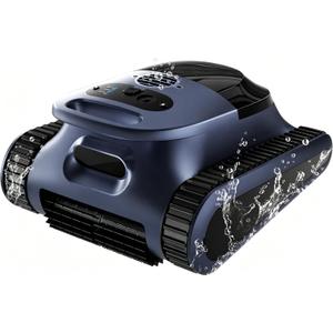 Sat30 Sonar Navigation Pool Vacuum for Inground Above Ground Pools, Climb Stairs Pool Cleaner with 3 Modes, Powerful Suction, Self-Parking, Wall&Waterline Cleaning Pool Robot, Clean Up to 2150 Sq.Ft