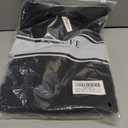 Missufe Women's V Neck Ruffle Short Sleeve Bodycon Summer Casual T Shirt Dress (Black, XS)