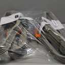 Amazon Basics Slim, Velvet, Non-Slip Suit Clothes Hangers, Gray/Silver - Pack of 50