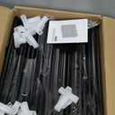 LOKEME Portable Closet, Portable Closets for Hanging Clothes with 3 Hanging Rods and 6 Storage Shelves and 4 Side Pockets, Black Wardrobe Closet Easy to Assemble and Strong and Stable