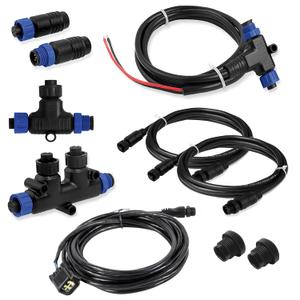 NMEA 2000 Starter Kit for Yamaha Outboard Engine Interface 2006-2023 Bundle, Marine Grade NMEA 2000 Backbone Cables Drop Cables Tees Terminators for Lowrance Garmin Replace# 000-0120-37 3004.6865