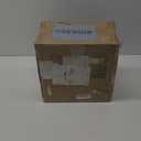Martha Stewart Patterson 10" x 5.1" White Round Stoneware Cake Stand