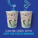 Dixie PerfecTouch 12 oz Paper Coffee Cups by GP PRO, Coffee Haze Design, 500 Count (25 Disposable Cups for each Sleeve, 20 Sleeves Per Case), 5342DX