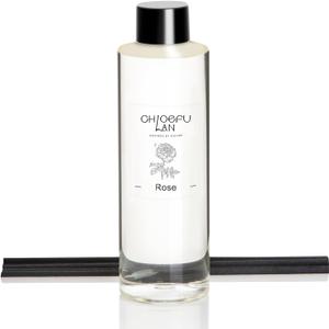 Chloefu LAN Rose Scented Oil Diffuser Refill 200ml/6.76 fl oz Natural Fragrances Oil - Best for Aromatherapy, SPA and Home, 0% Alcohol, Blend to Promote Beauty and Tranquility