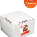 2 x 100 Pack Foam Sheets 7.87"x7.87" 1/16" Thick - Premium Foam Wrap Cushioning Packing Materials for Moving Fragile Items, Dishes & Glassware - Reusable Packing Supplies
