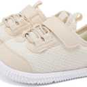 BMCiTYBM Baby Walking Sneakers Mesh Barefoot Boys Girls Breathable Shoes (12-18 Months Toddler, 1-camel)