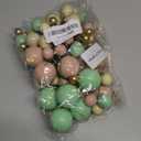 115PCS Ball Cake Topper Sticks Mini Balloons for Cake Decorating Supplies Foam Balls Cake decorations for Baby Shower Cake Birthday Cake Toppers Decorations (Green, KhakiBeige)