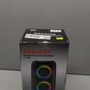 Karaoke Machine for Adults and Kids,Peski Portable Bluetooth Speaker with 1 Wireless Microphone and 1 Wired Mic,Rechargeable Powered Dj/PA Speaker System with TF Card,AUX in,REC,TWS for Birthday Party