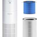 Air Purifier And Humidifier Combo For Large Room Up to 1084 Ft, 3-Stage Filter Humidifier and Air Purifier in One With WIFI Control - 22Db(Humidification cannot be used alone) (HH-2419-1)