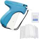 Tagging Gun for Clothing, 1606pcs Price Tag Gun Kit for Clothes Labeler, Garment Tag Attacher Gun with 6 Steel Needles and 1600 1-in Barbs Fasteners (Not Stitch Gun) (Blue)