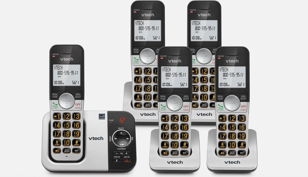 VTech 5 Handset Cordless Answering System

With Caller ID/Call Waiting