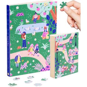 PieceRelax A5 3D Puzzle Journal for Adults, 300 Piece Plastic Jigsaw Book Cover (Includes Notebook) - Marie Boiseau - Peace by Piece, Unique Gift [YA1075]
