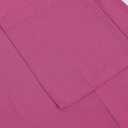 Poetsky Womens Tunic Tops for Leggings with Pockets Vneck 3/4 Length Sleeve Shirt Casual Long T-Shirts S-3XL (Pink, S)