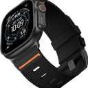 Tactical Nylon Bands for Apple Watch Ultra 3/2/1 Band 49mm 46mm 45mm 44mm 42mm Men,Rugged Military Fabric Sport Straps with Reinforced Connector for iWatch Ultra Series 11/10/9/8/7/6/5/4/3/2/1/SE
