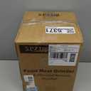 3-Speed Electric Food Processor: Meat Grinder, Vegetable Chopper & Baby Food Maker - 300W, 2 Bowls (8 Cup Stainless Steel+8 Cup Glass), Quiet Operation